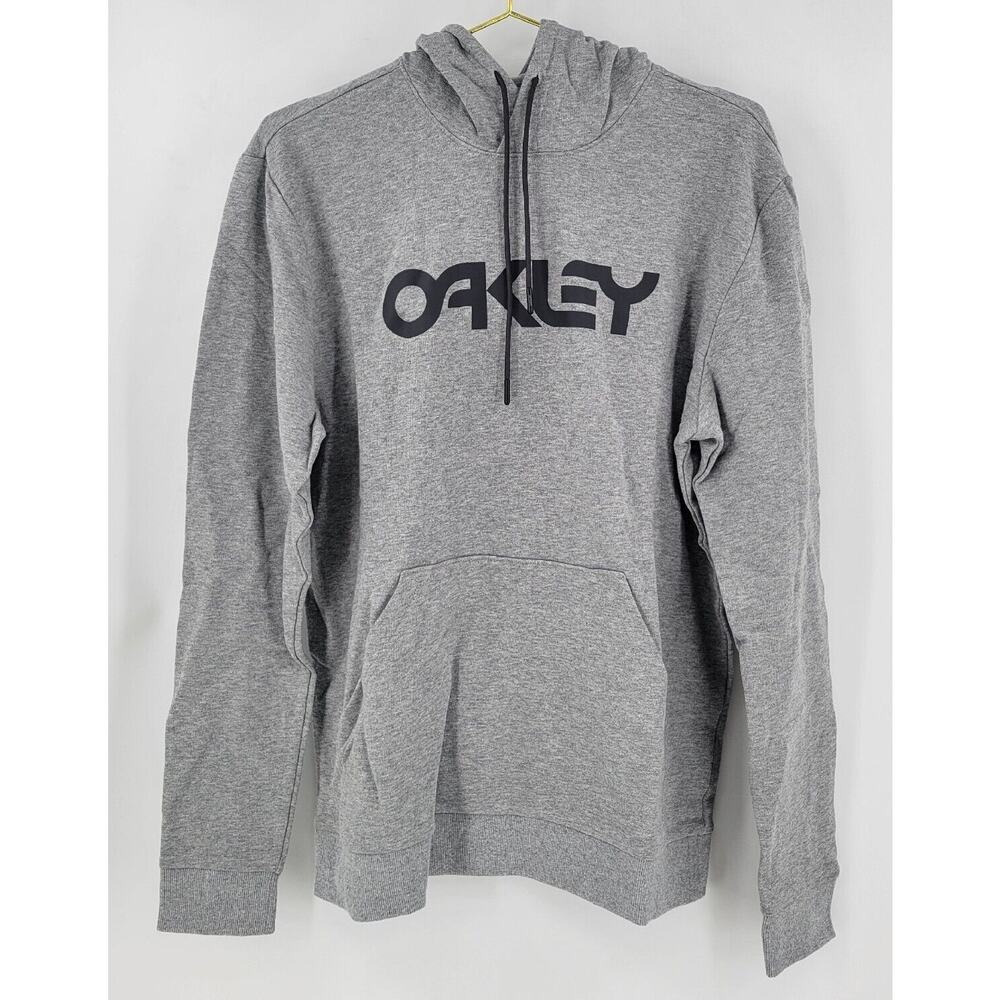 NWT Oakley Men's B1B PO Hoodie 2.0 Sweatshirt Size M Granite Heather Gray